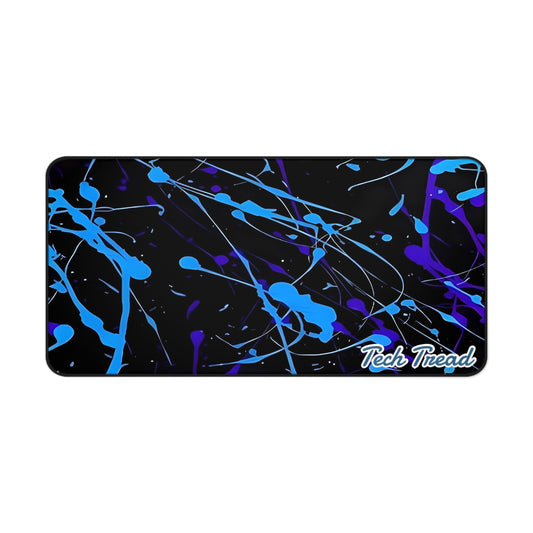 Tech Treads Blue Paint Sprayed Mouse Pad