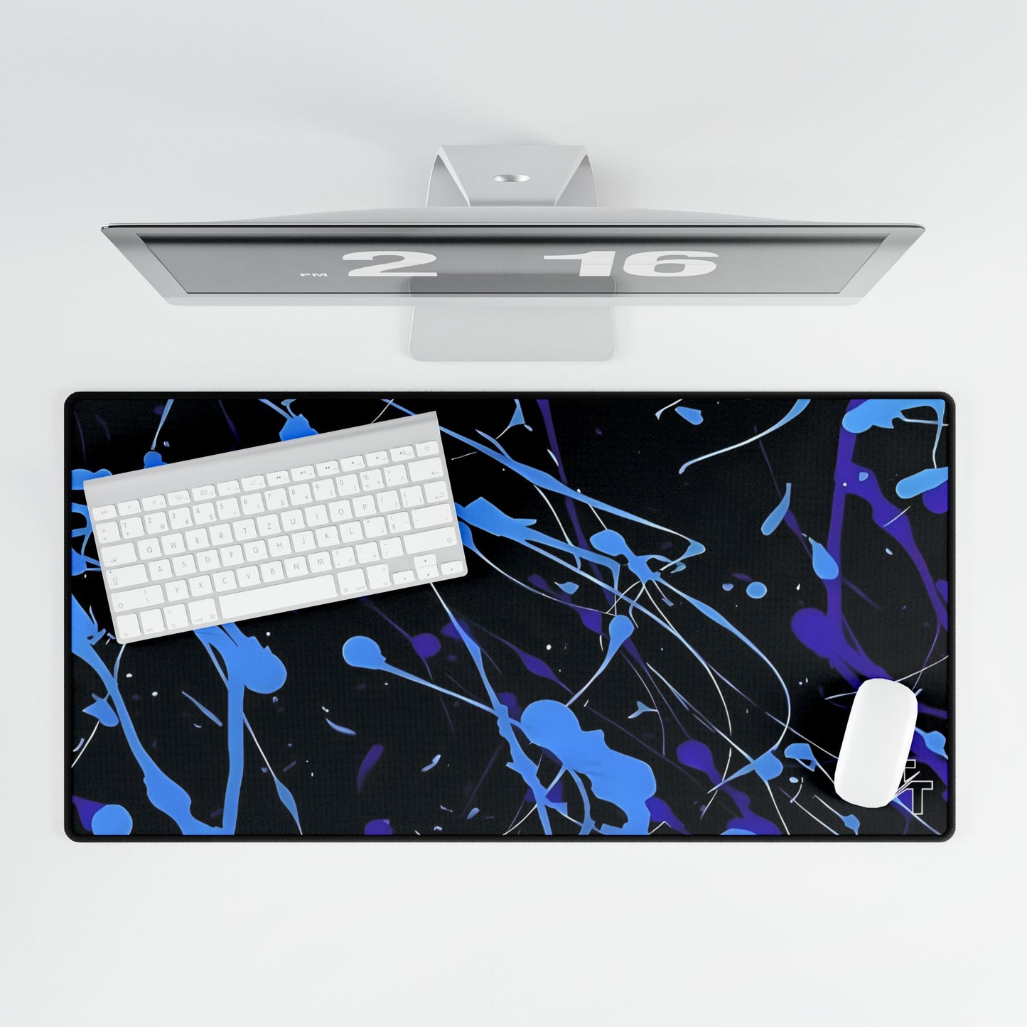 Tech Treads Blue Paint Sprayed Mouse Pad