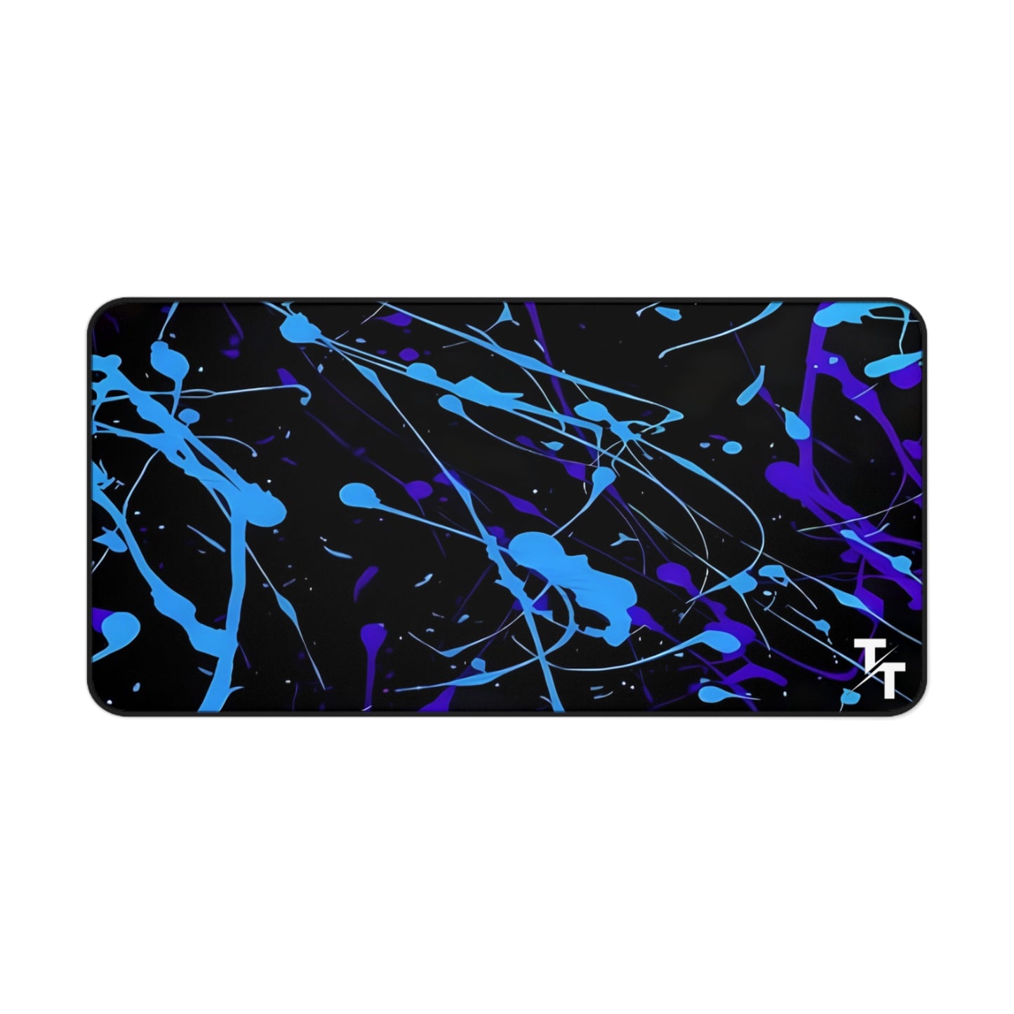 Tech Treads Blue Paint Sprayed Mouse Pad