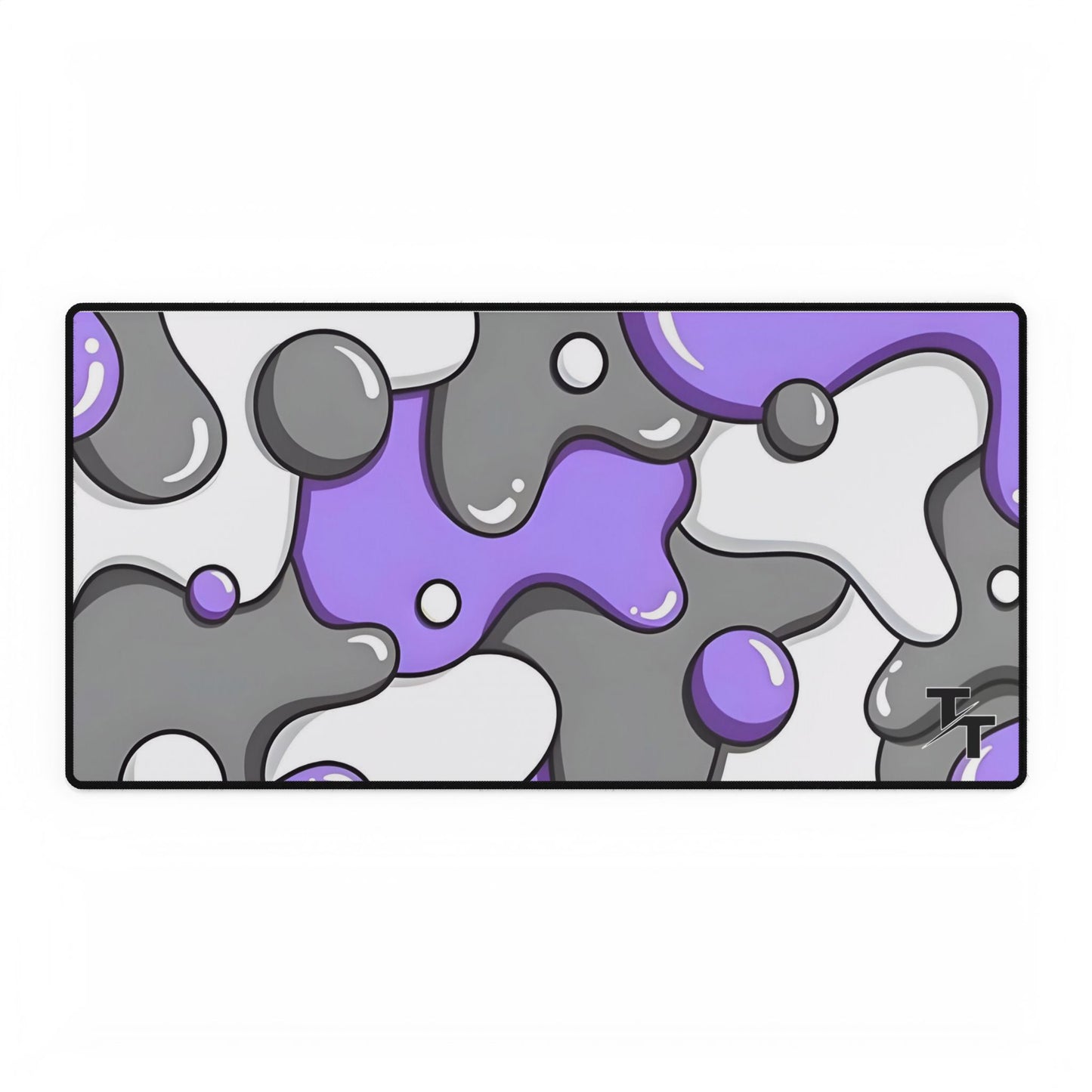 Tech Treads Purple Bubble Mouse Pad