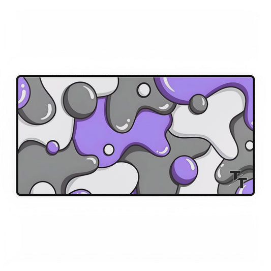 Tech Treads Purple Bubble Mouse Pad