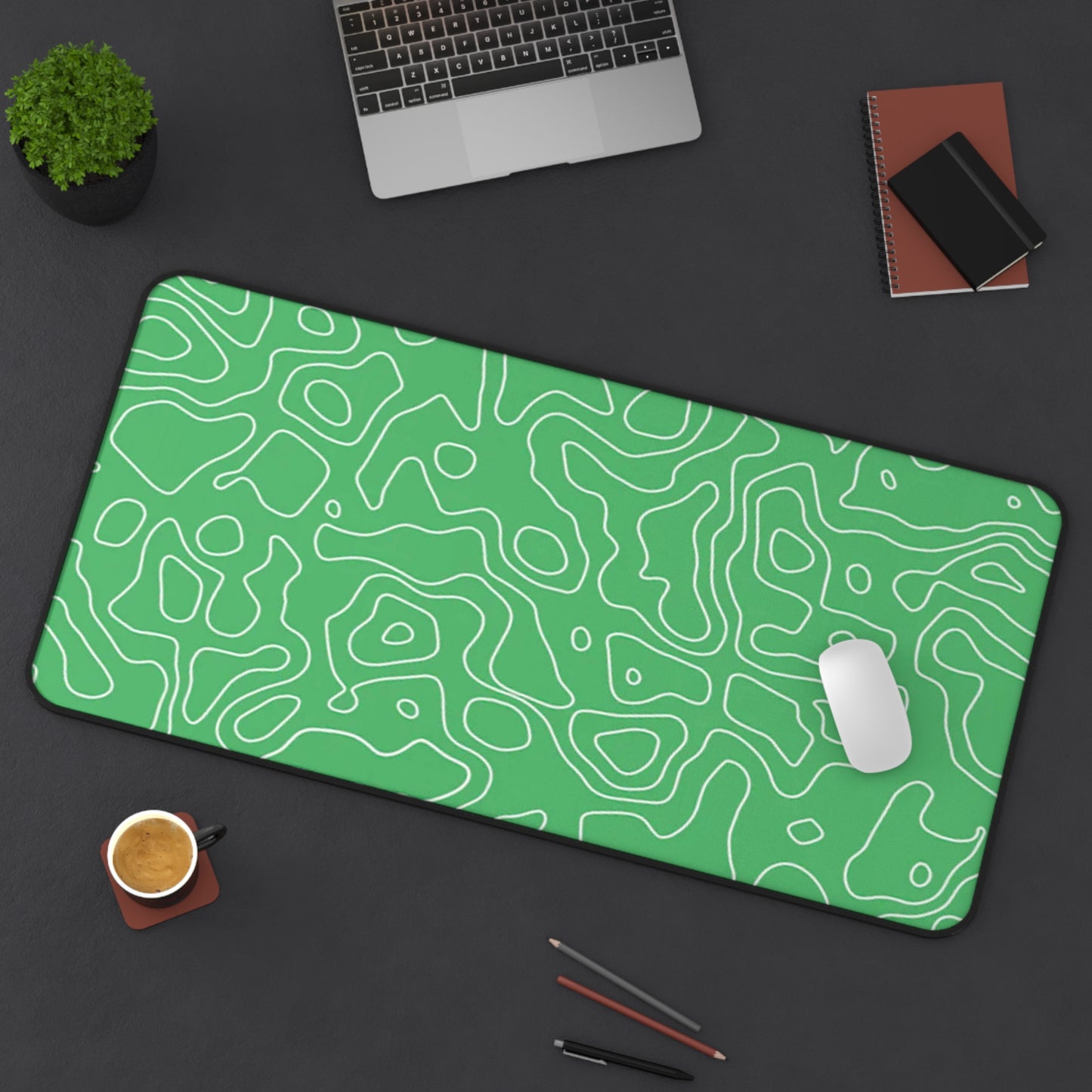 Green Topo Mouse Pad