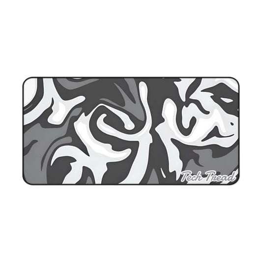 Tech Treads Grey Paint Sprayed Mouse Pad