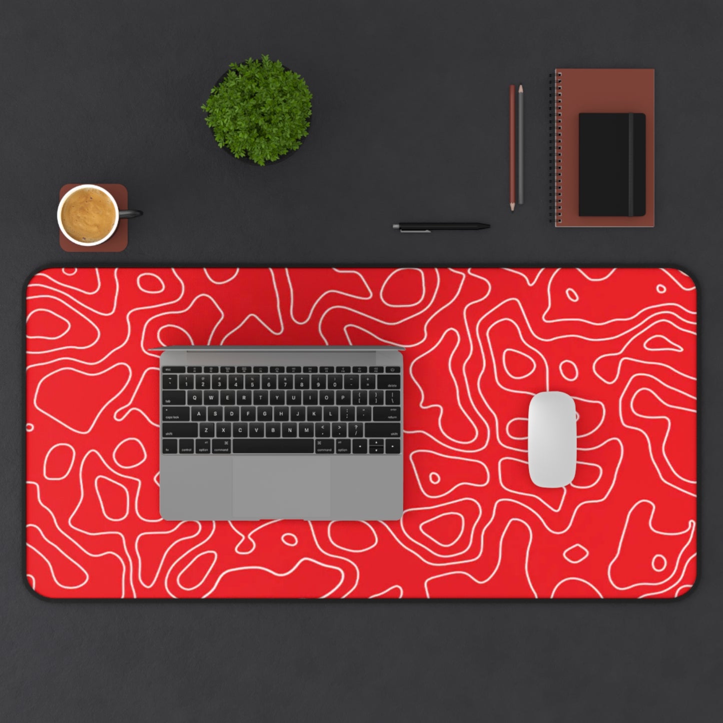 Red Topo Mouse Pad